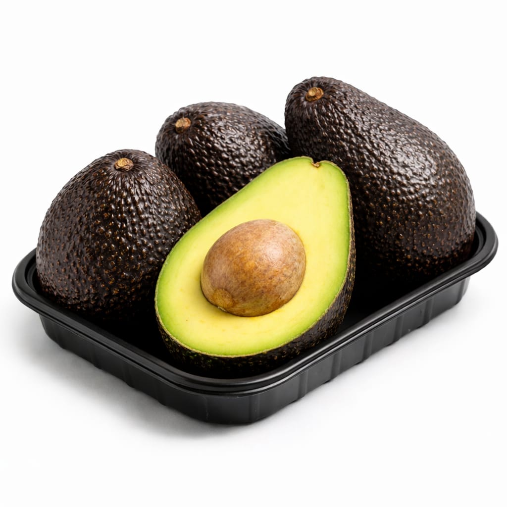 Aguacate hass bandeja
